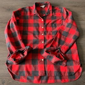 GAP Red plaid shirt
